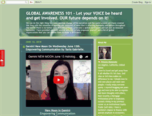 Tablet Screenshot of globalawareness101.org